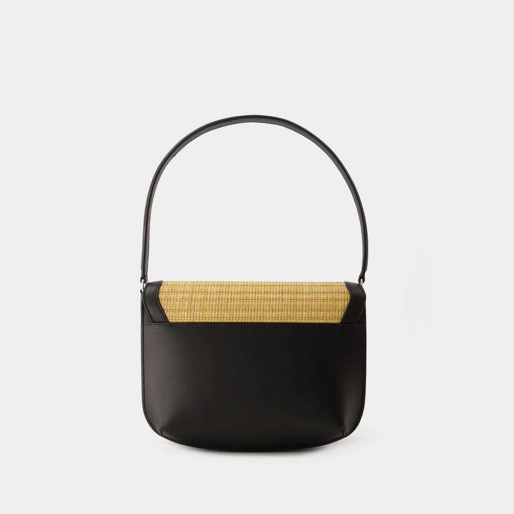 A.P.C. Sarah Shoulder Bag - Leather - Black