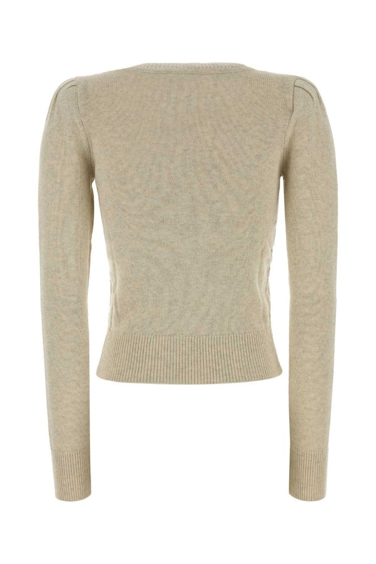 Isabel Marant Étoile Melange Cream Cotton Blend Abelle Sweater