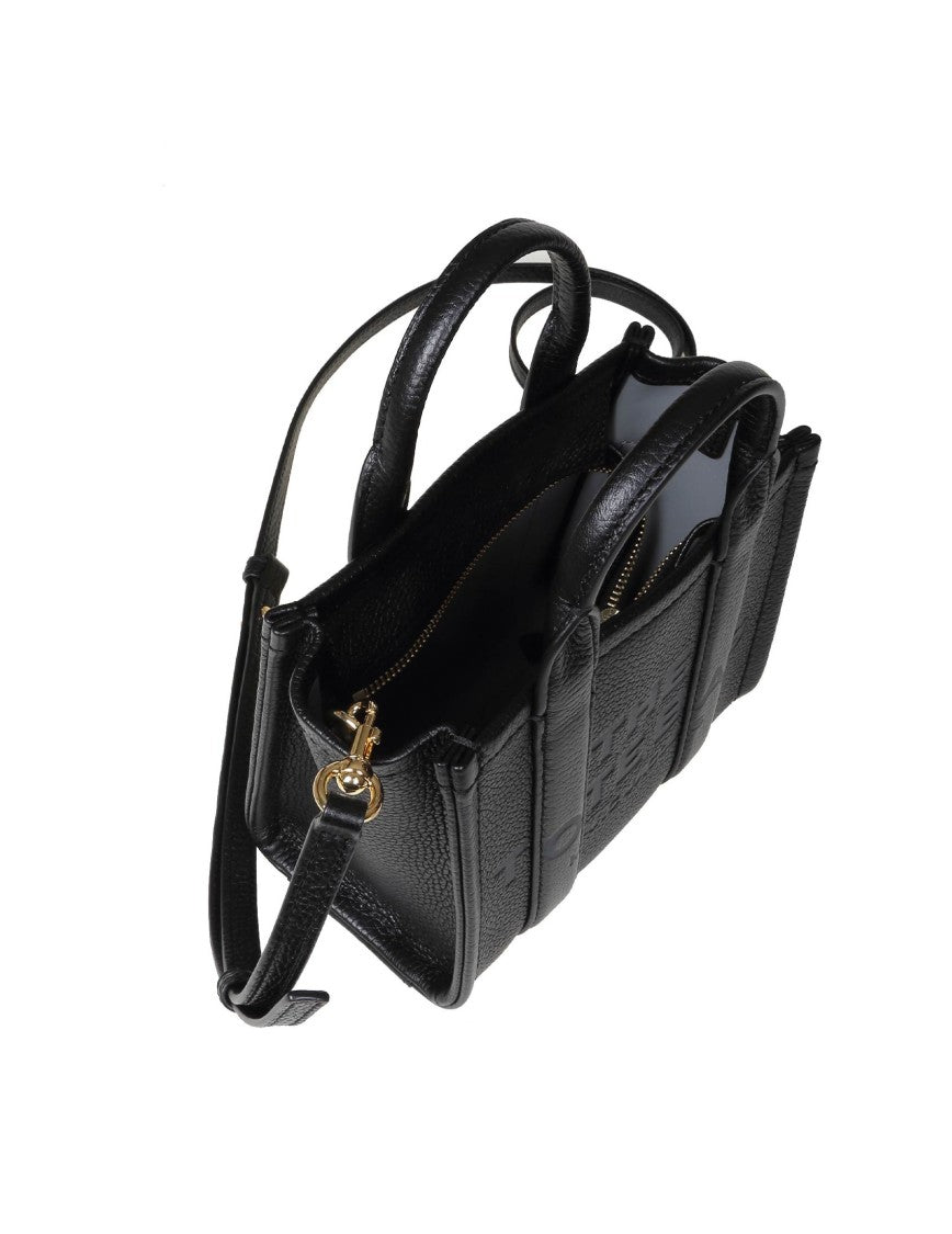Marc Jacobs Black Leather Small Tote Bag