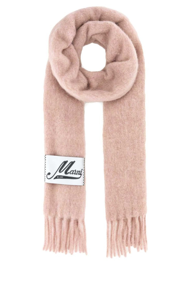 Marni Pink Alpaca Blend Scarf
