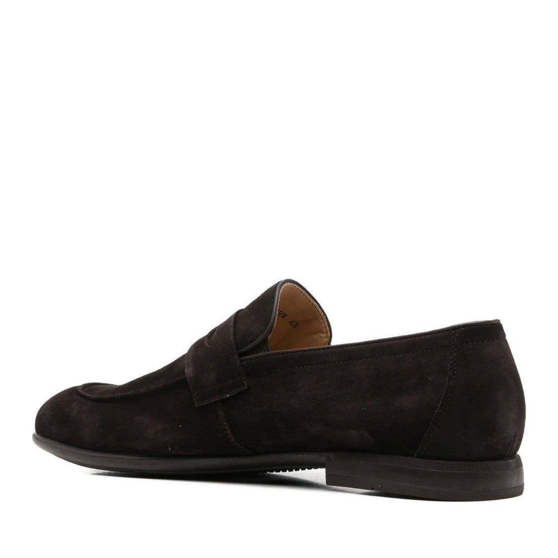 Alberto Gozzi Brown Smooth Leather Interior Suede Flats