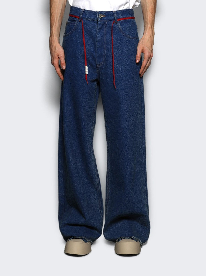 Marni Relaxed Wide-Leg Jeans With High Waist