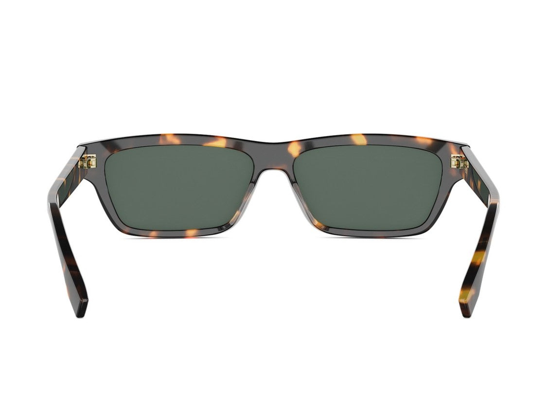 Fendi Fe40199i Square Tortoiseshell Acetate Sunglasses