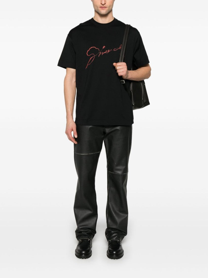 Givenchy Black Cotton Jersey T-Shirt