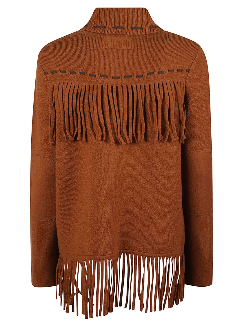 Guest In Residence Western Fringed Wool-Cashmere Jacket