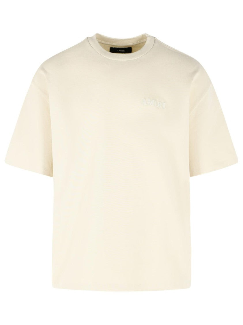 Amiri Beige Cotton T-Shirt