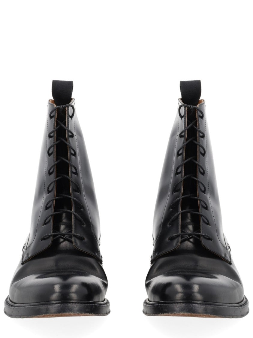 Maison Margiela Black Leather Loved To Death Boots