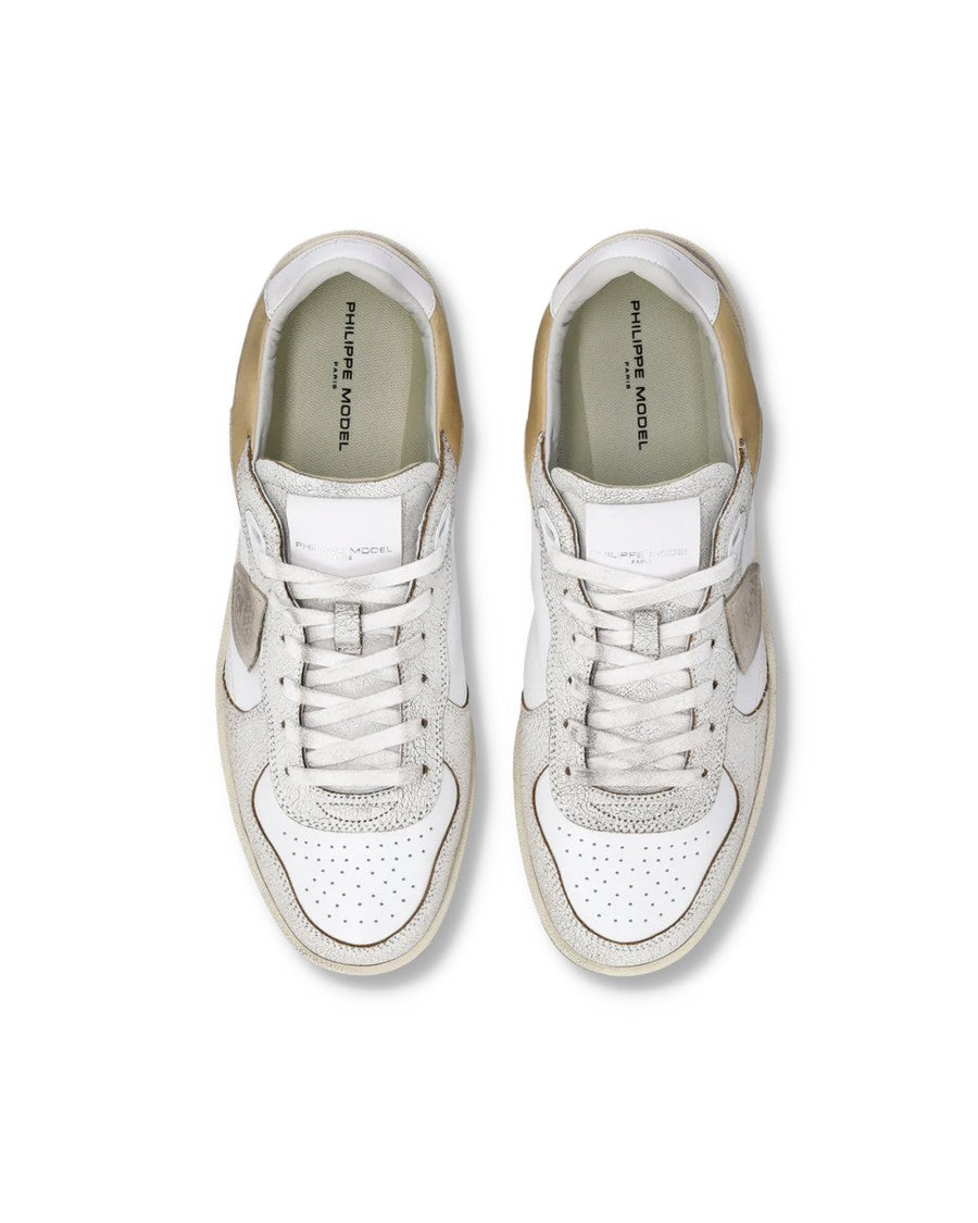 Philippe Model Pgal Blanc/Beige Sneakers