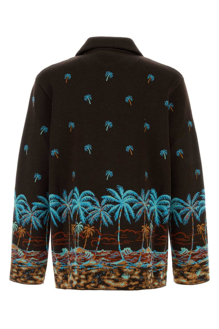 Alanui Embroidered Wool Cardigan