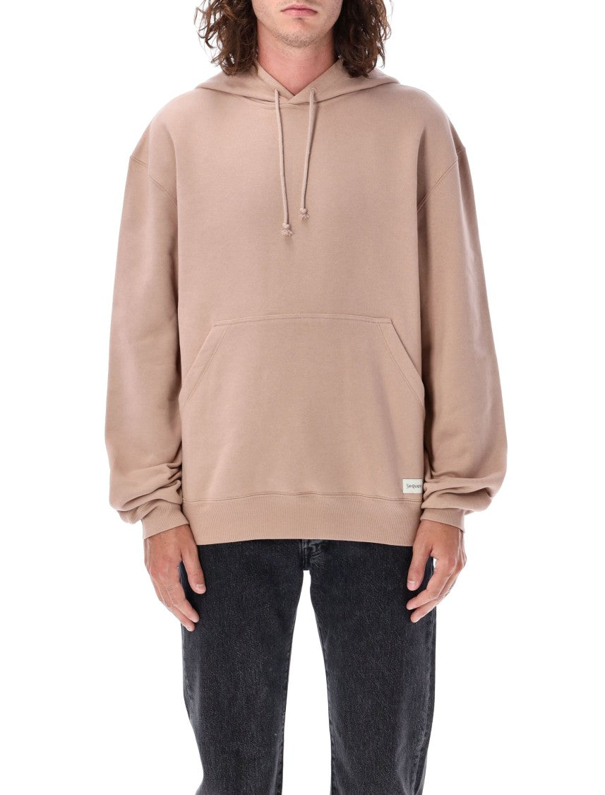 Saint Laurent Logo Plaque Hoodie