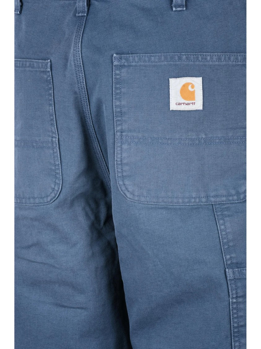 Carhartt Wip Blue Cotton Double-Knee Pants