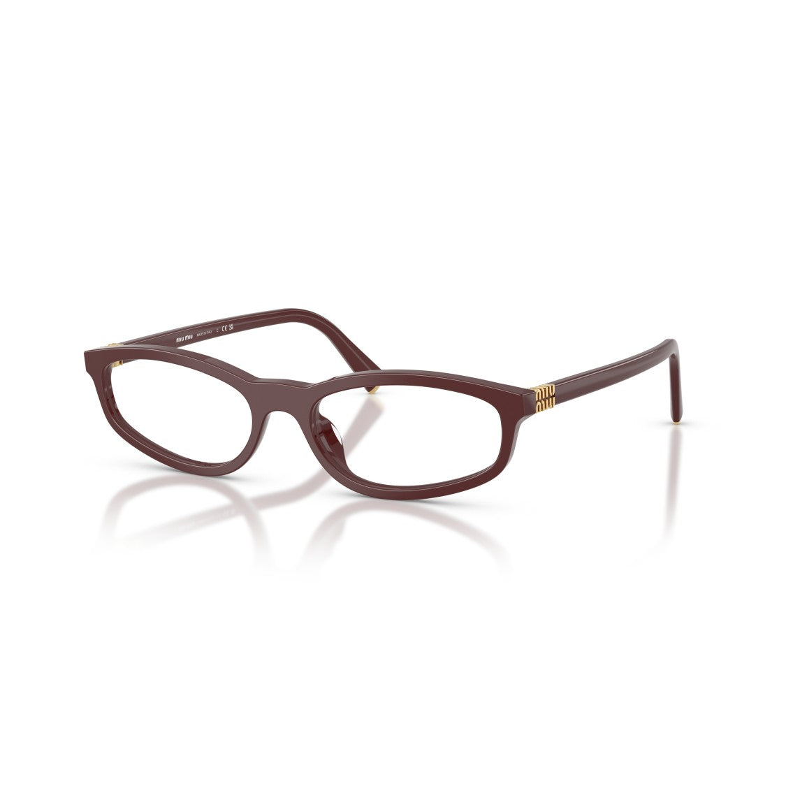 Miu Miu 0Mu 01Zv Rectangular Acetate Eyeglasses
