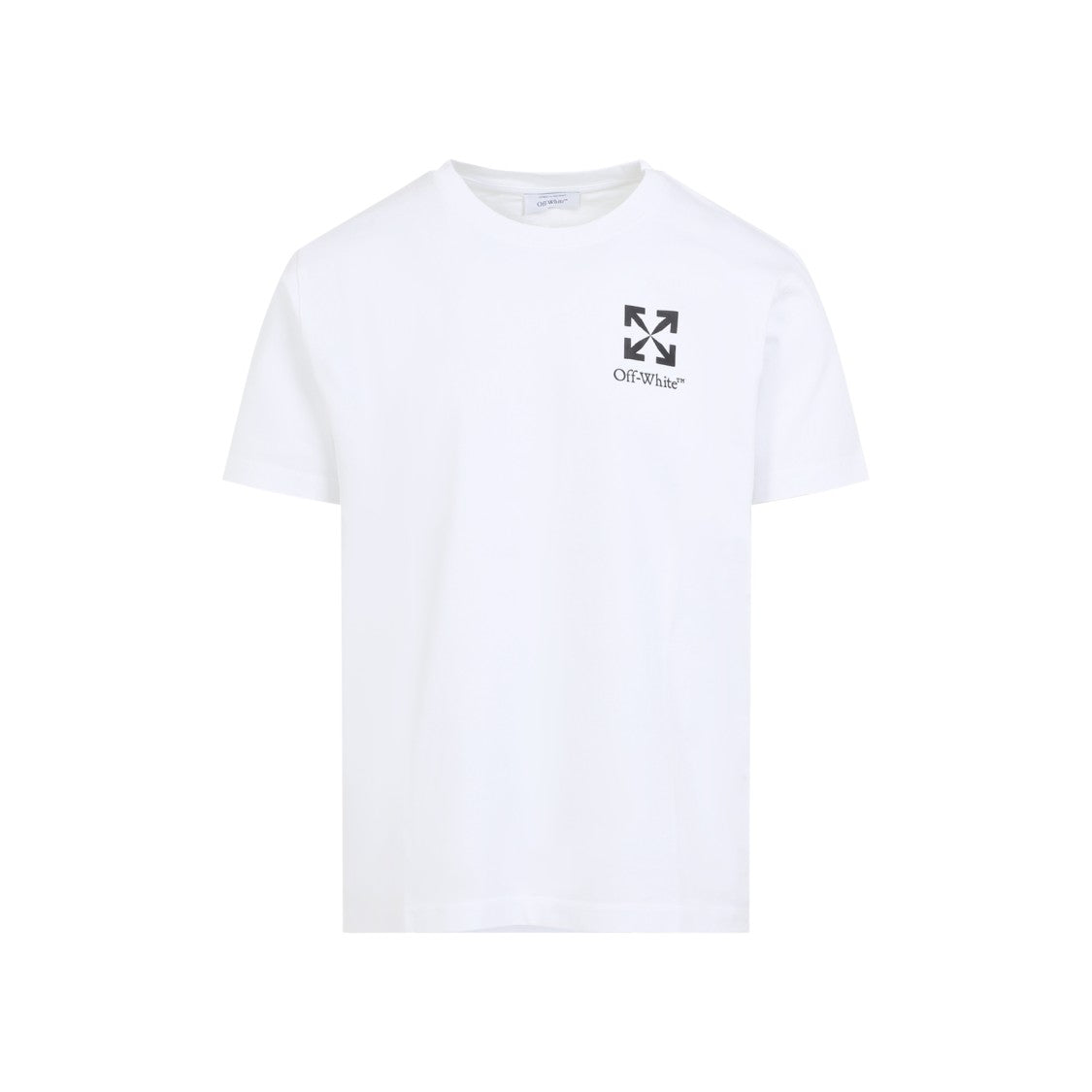 Off-White Short-Sleeve Crew Neck T-Shirt