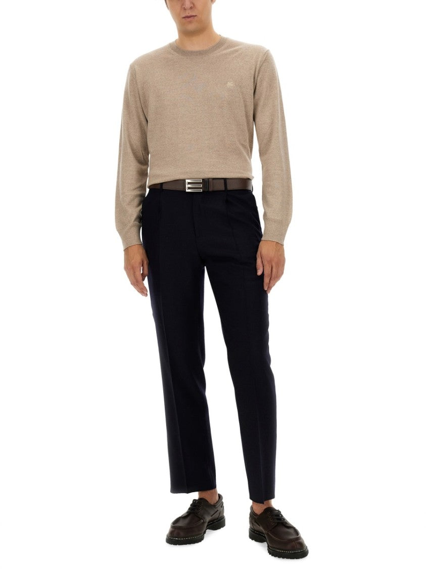 Etro Crew Neck Wool Jersey
