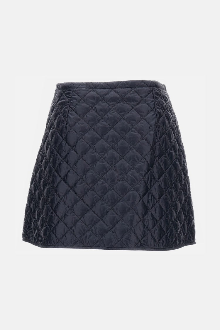 Moncler Flared Skirt With Quilted Pattern