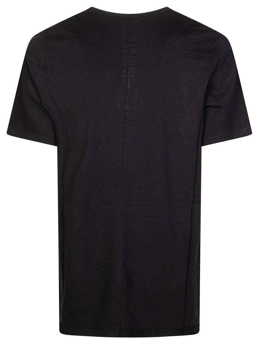 Drkshdw Level T Black Distorted Text Cotton T-Shirt