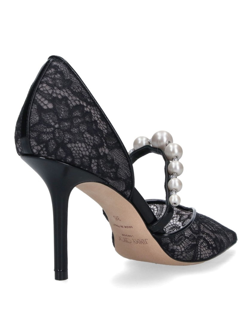 Jimmy Choo Black Aurelie 85 Pumps