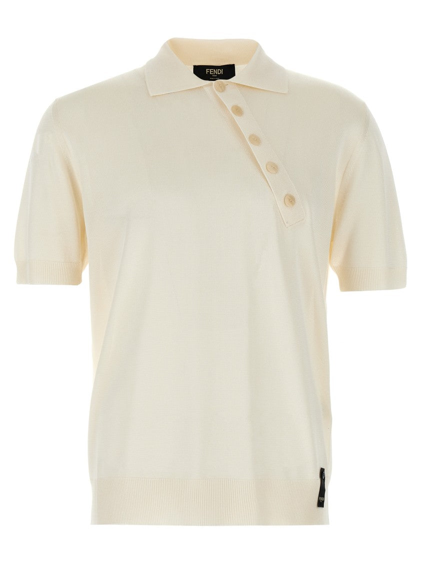 Fendi Viscose Polo Shirt