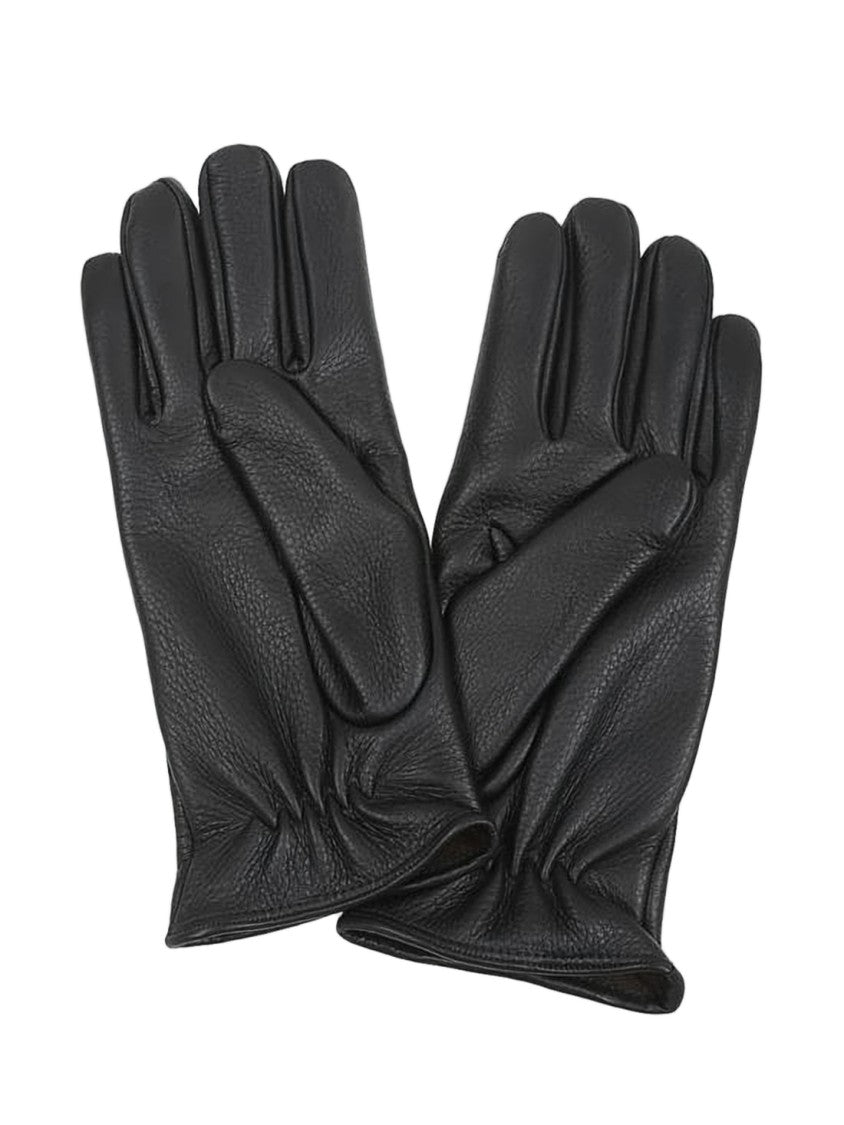 Lardini Deer Leather Gloves With Subtle Stitched Detailing