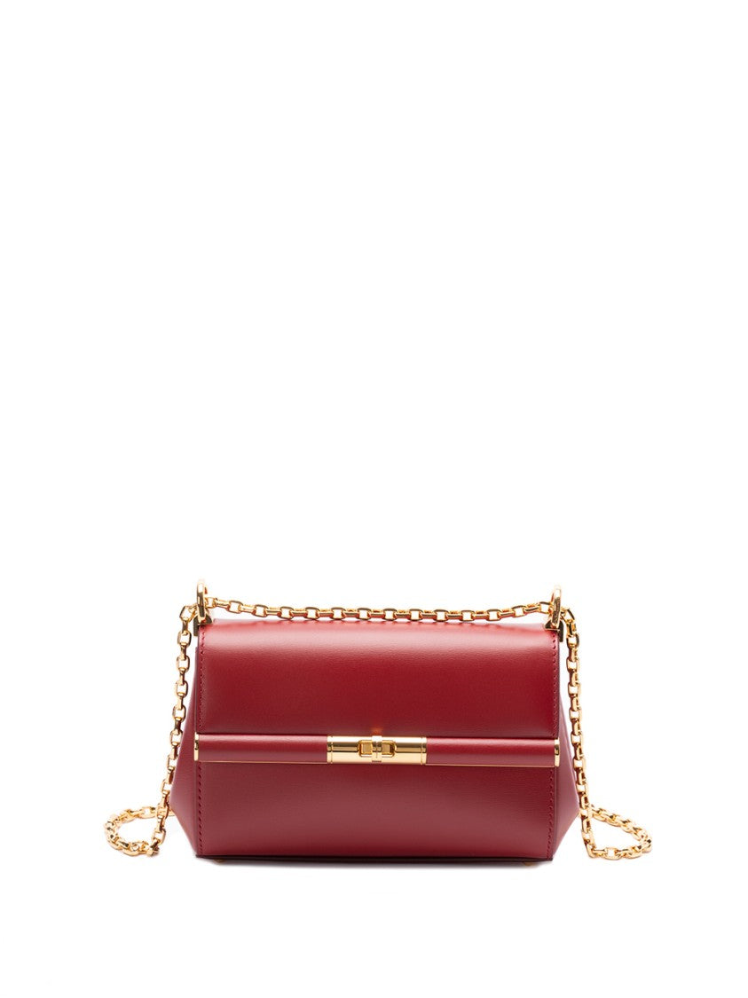 Dolce & Gabbana Structured Red Calf Leather Mini Bag