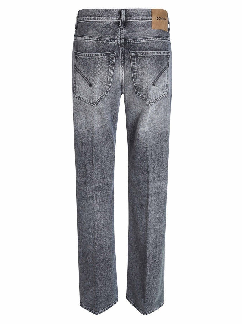Dondup Grey Jacklyn Loose-Fit Denim Jeans