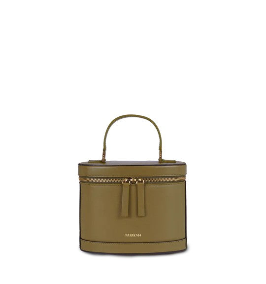 Paris64 Sculpted Green Cowhide Shoulder Bag