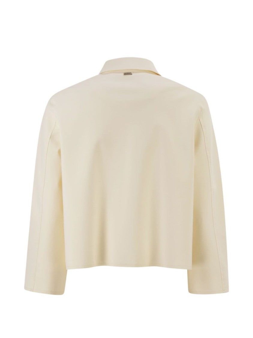 Herno Lapel Collar Three-Quarter Sleeve Jacket