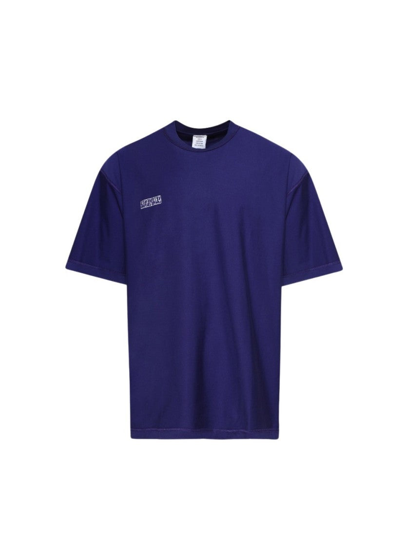 Vetements Inside Out Label Tee Royal Blue