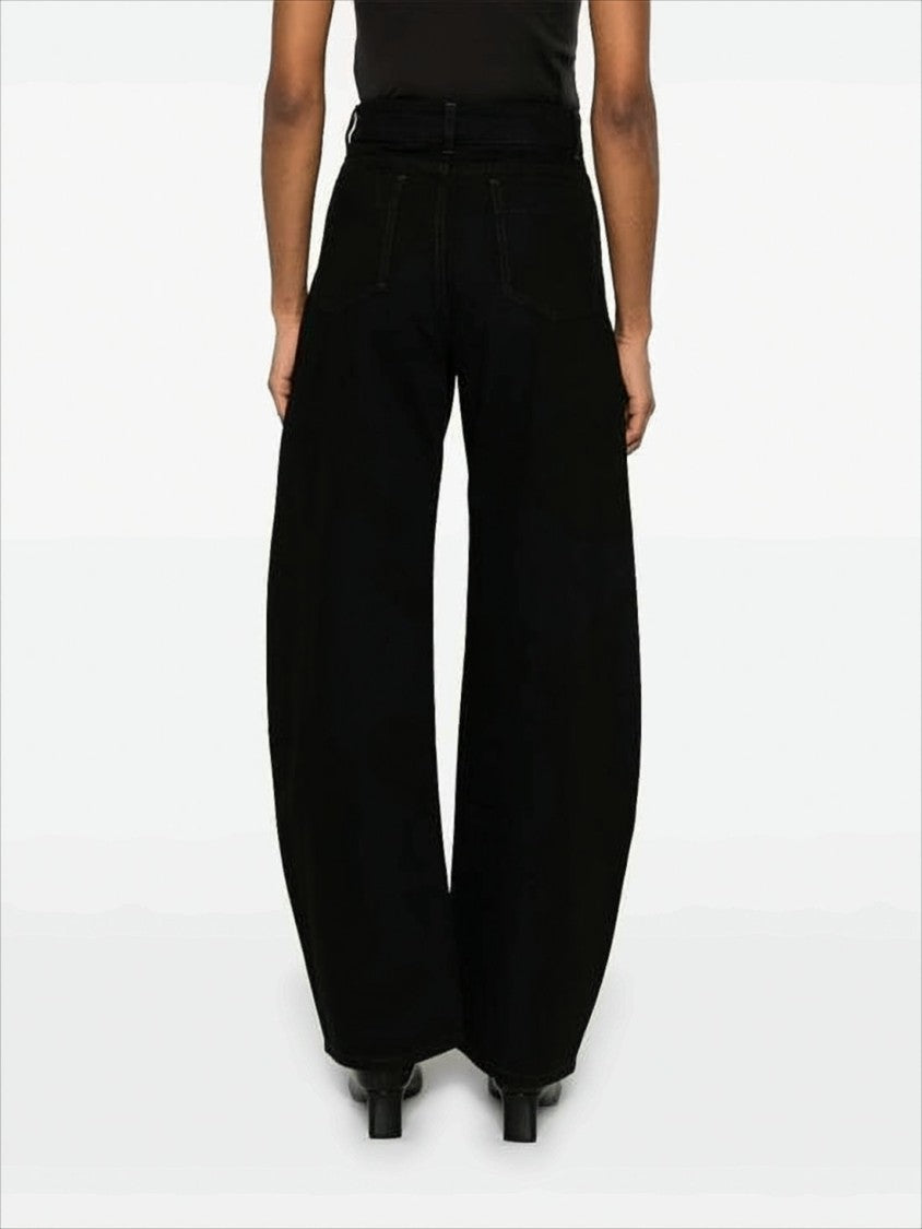Lemaire Wide-Leg High-Waisted Denim Pants With Classic Five-Pocket Design