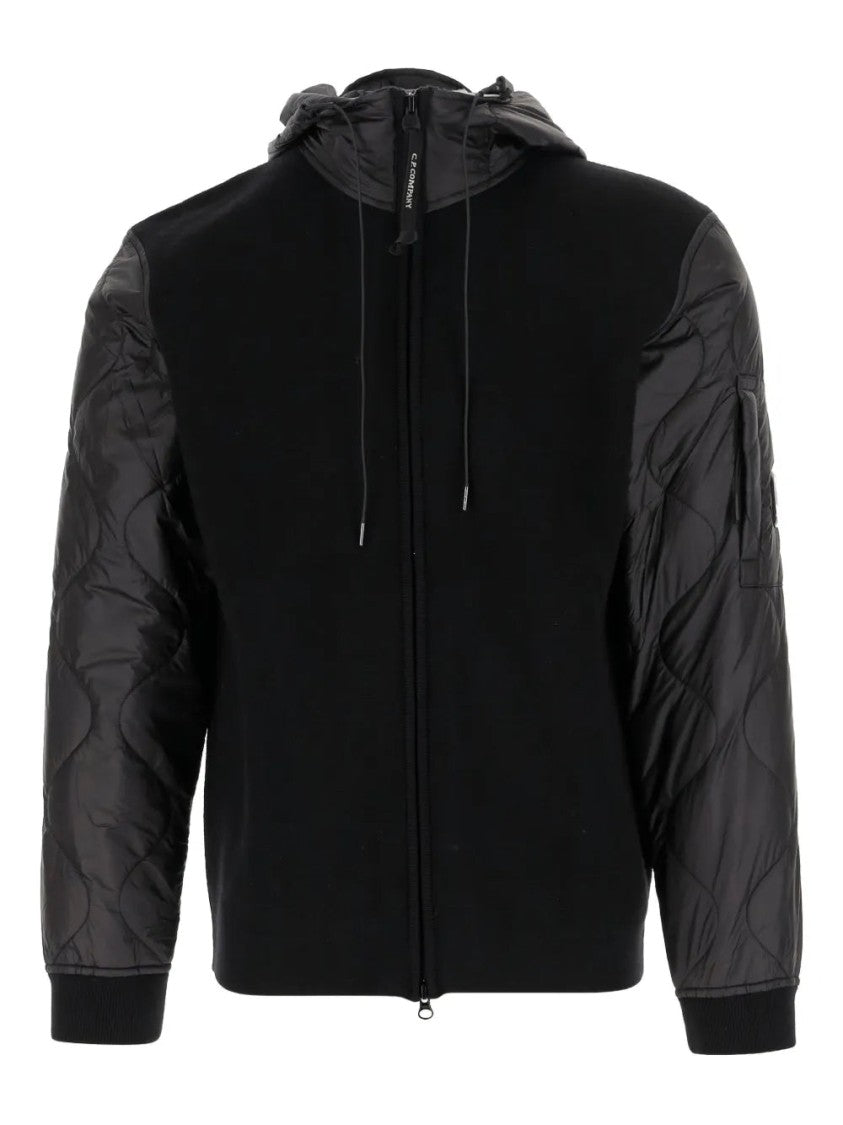 C.P. Company J-Rombe Quilted-Panel Hooded Jacket