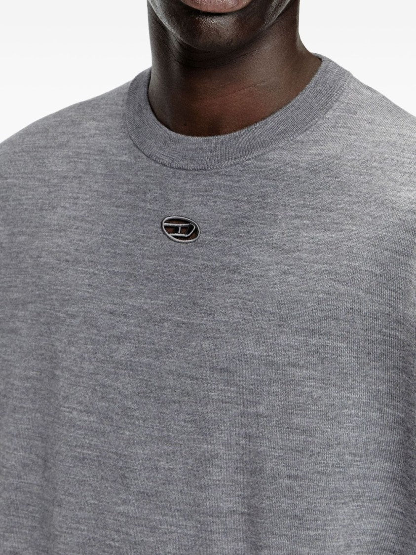 Diesel Grey Knit Sweatshirt
