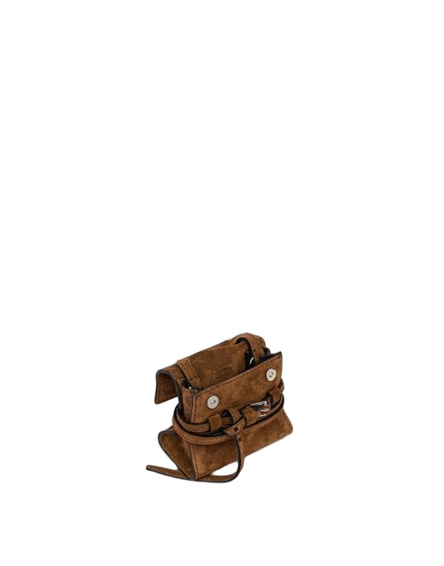 Moschino Compact Brown Calf Leather Tote Bag