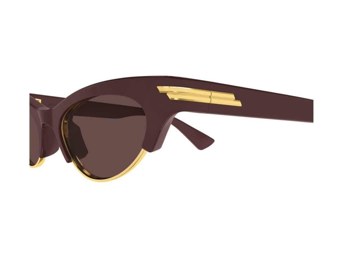 Bottega Veneta Gold Bv1431s Acetate Cat-Eye Sunglasses