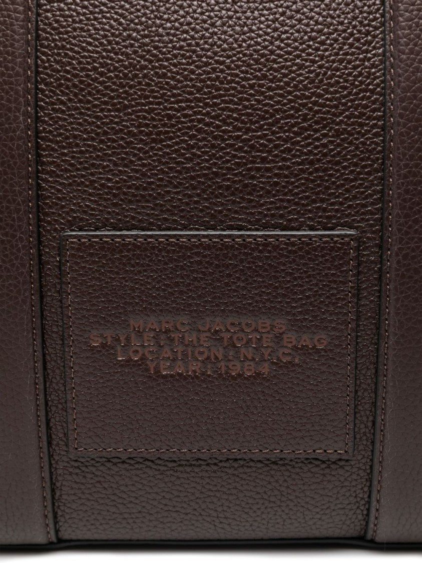 Marc Jacobs Brown Hammered Texture Leather Tote Bag