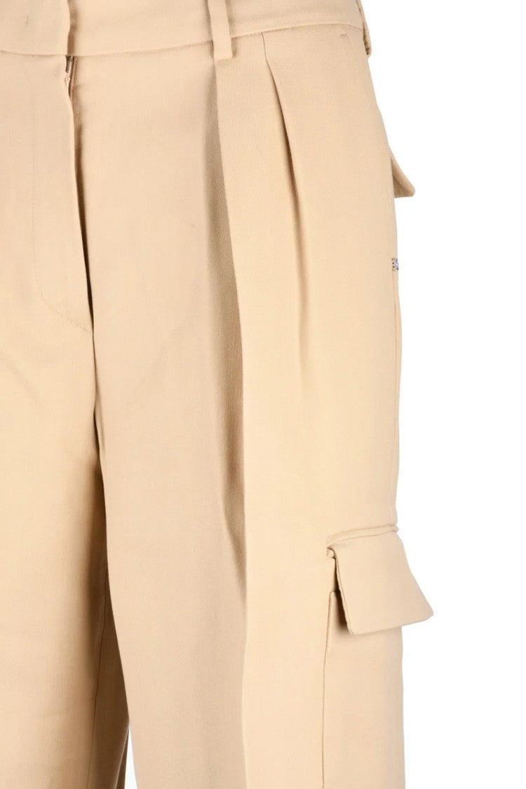Sportmax Verbas Wide-Leg Trousers - Beige