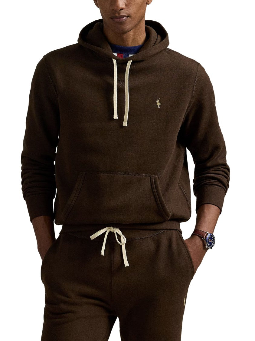 Polo Ralph Lauren Long-Sleeve Knit Hoodie With Drawstring And Kangaroo Pocket
