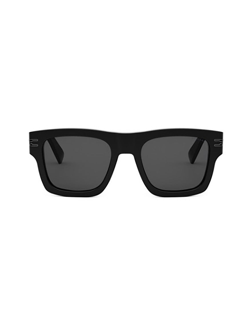Bulgari Bv40015i Bold Rectangular Frame Sunglasses