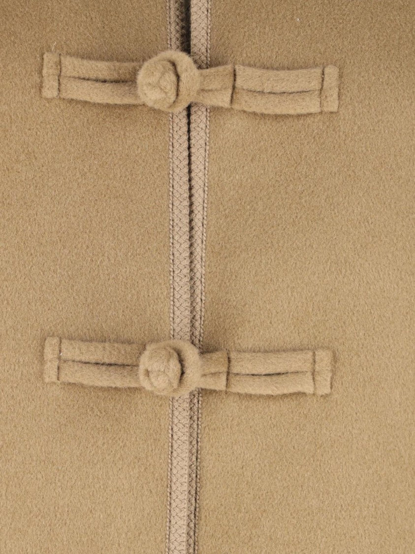 Róhe "Marie" Jacket In Brown Wool And Cashmere