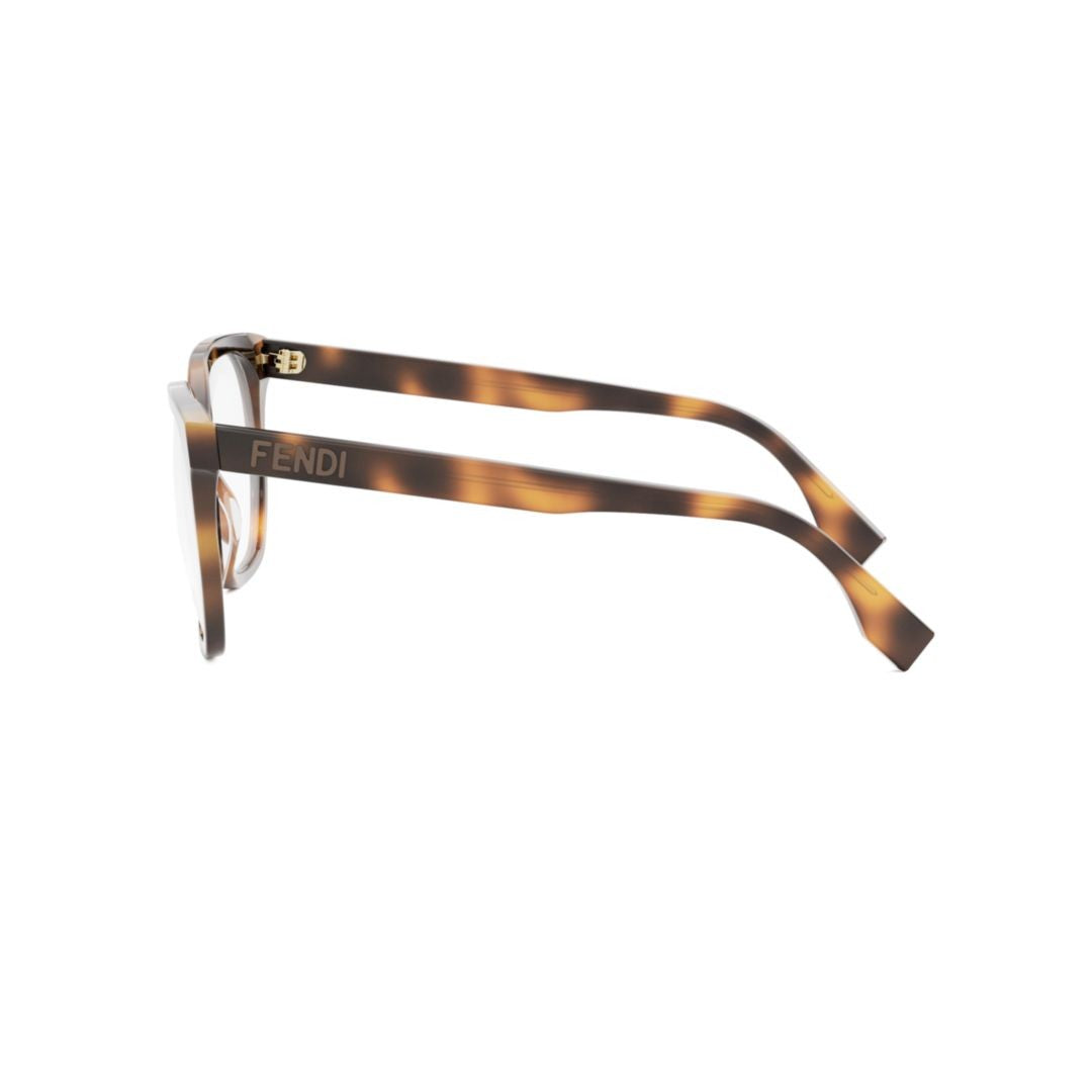 Fendi Fe50087i Oversized Tortoiseshell Square Frame Sunglasses