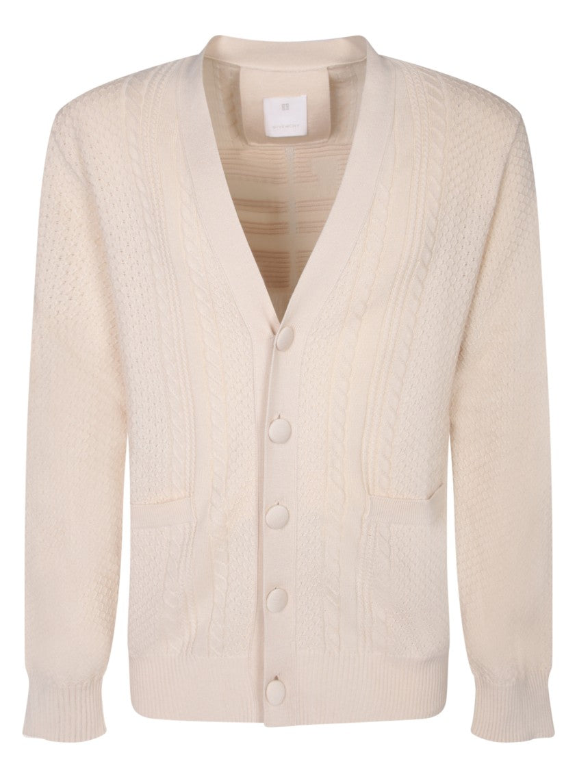 Givenchy Beige Cotton Cardigan