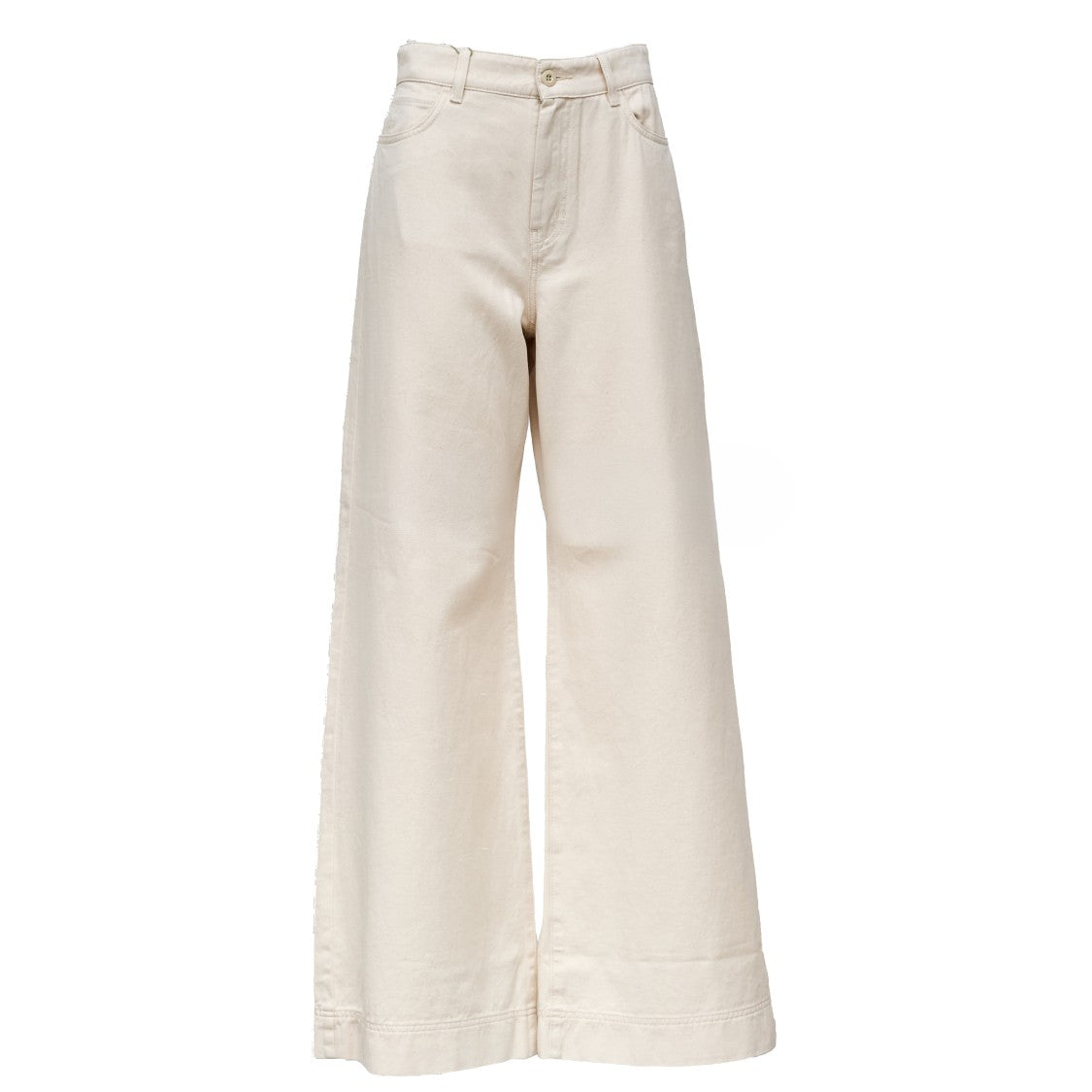 Max Mara Wide-Leg Five-Pocket Lightweight Pants