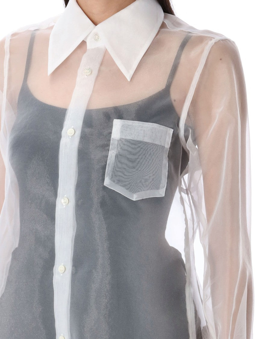 Comme Des Garçons Organza Poly Shirt