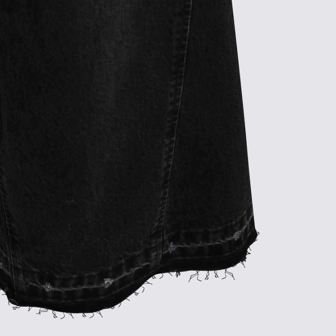 Lois Jeans High-Waisted Distressed Wide-Leg Jeans
