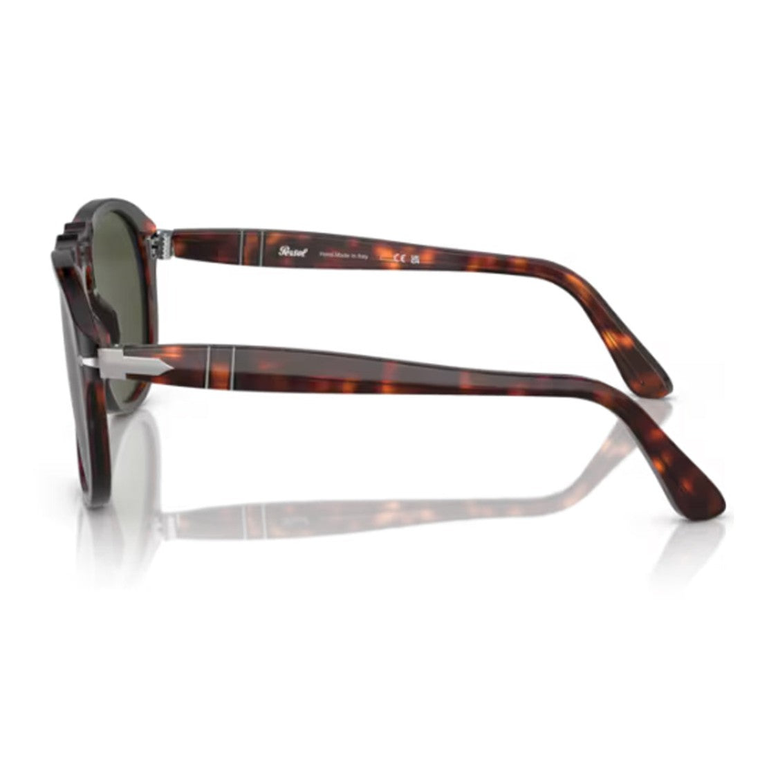 Persol Havana Po0649 Acetate Aviator Sunglasses