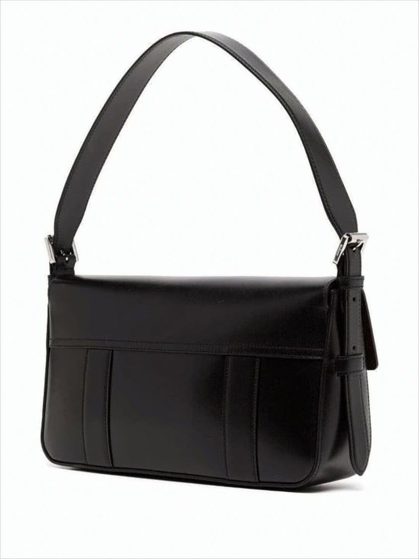 Mulberry Smooth Calf Leather Shoulder Bag With Flap Closure