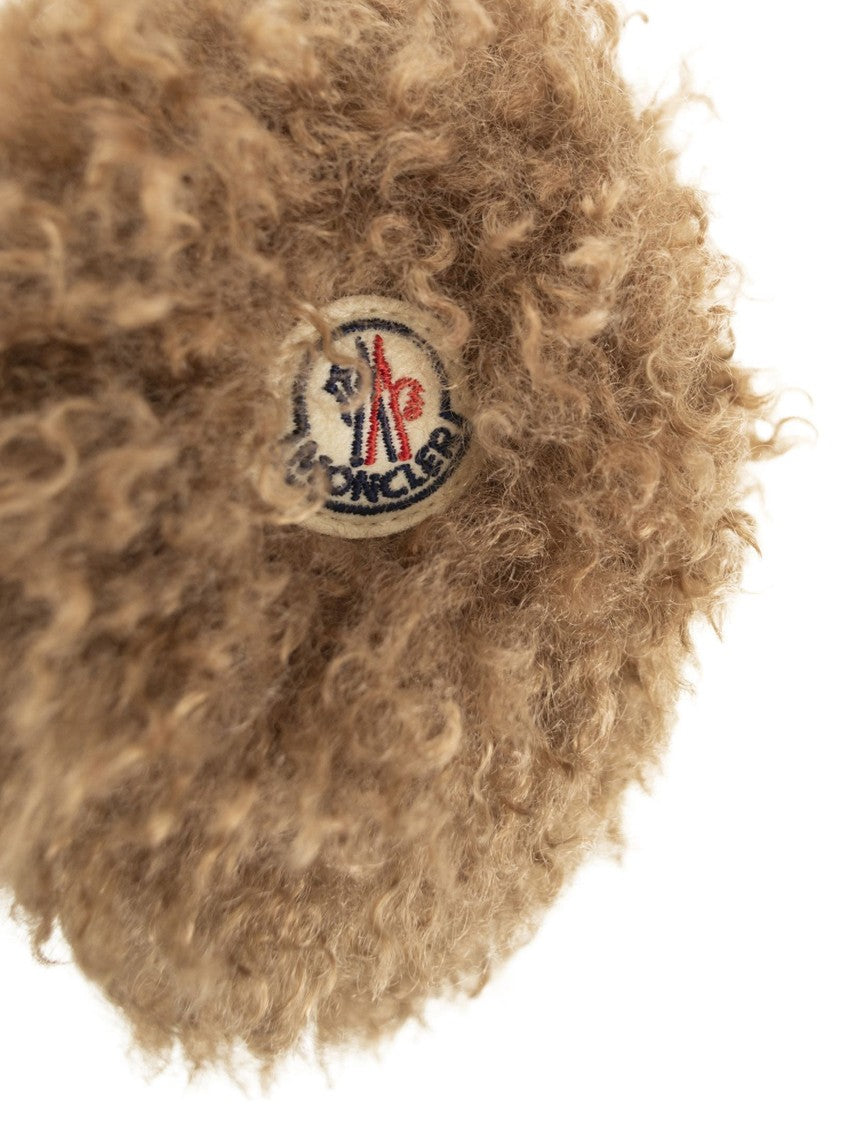 Moncler Teddy-Effect Fleece-Lined Earmuffs