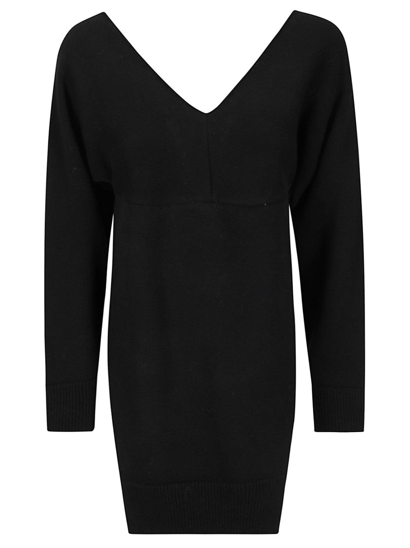 Stefano Mortari V-Neck Sweater With Asymmetrical Hem