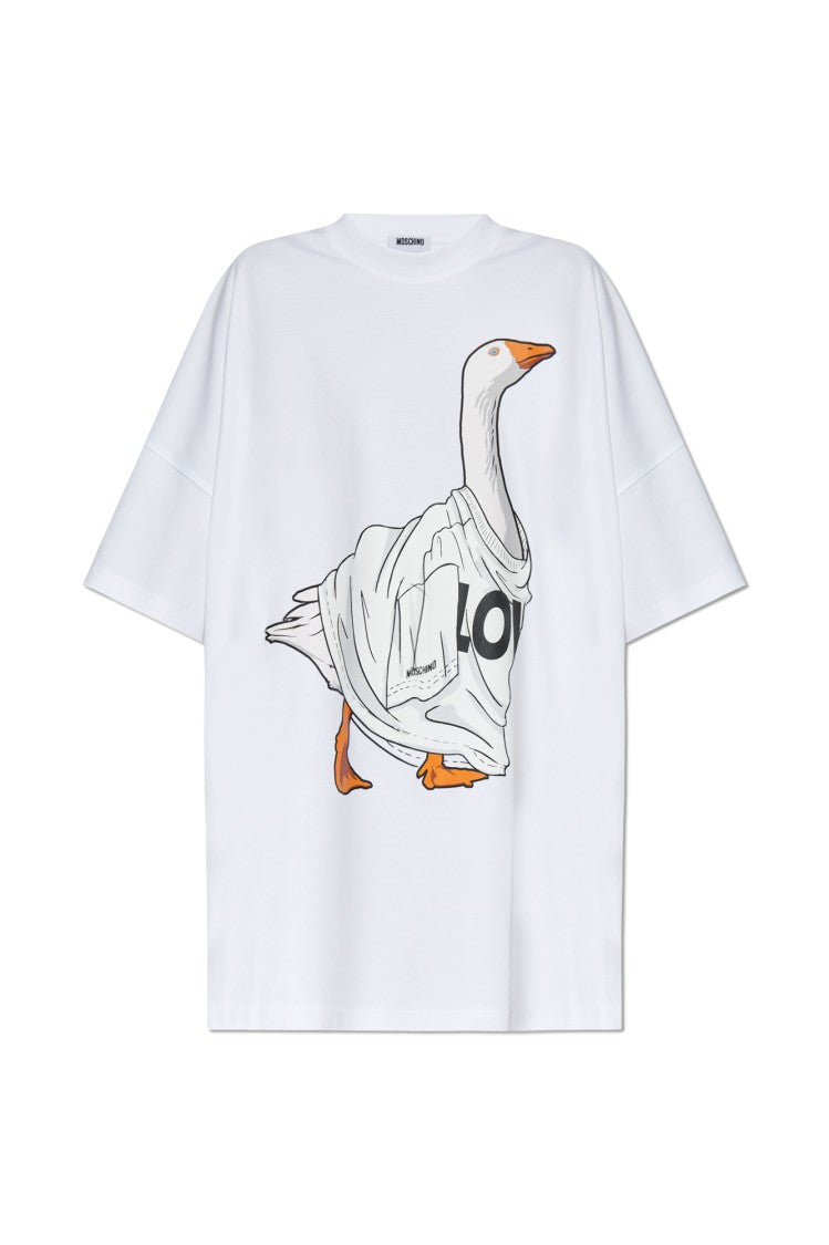 Moschino Playful Graphic Print Dress