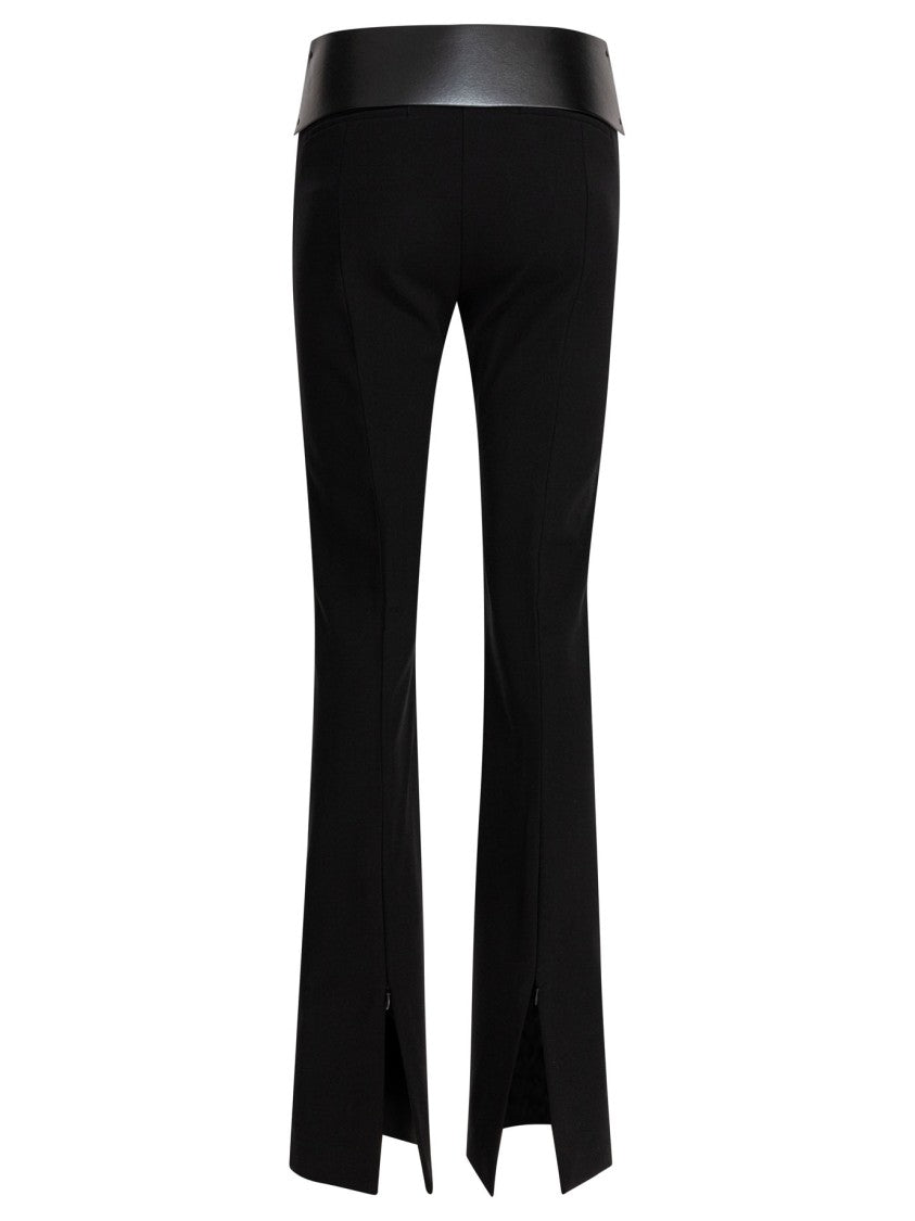 Max Mara Tailored Trousers With Unique Waistband Detail