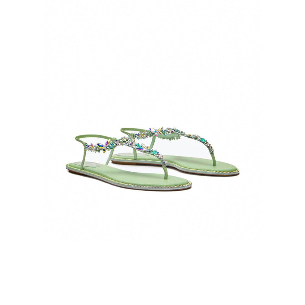 René Caovilla Diana Flat Thongs